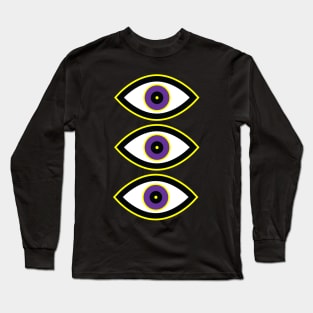 all-seeing eye 02 Long Sleeve T-Shirt